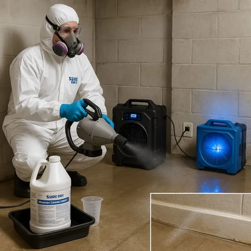 Sanitization and Odor Removal process in Guilford Center, CT